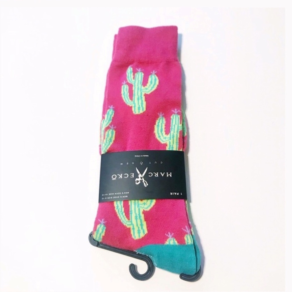 Novelty fun socks - Cactus/desert - pink